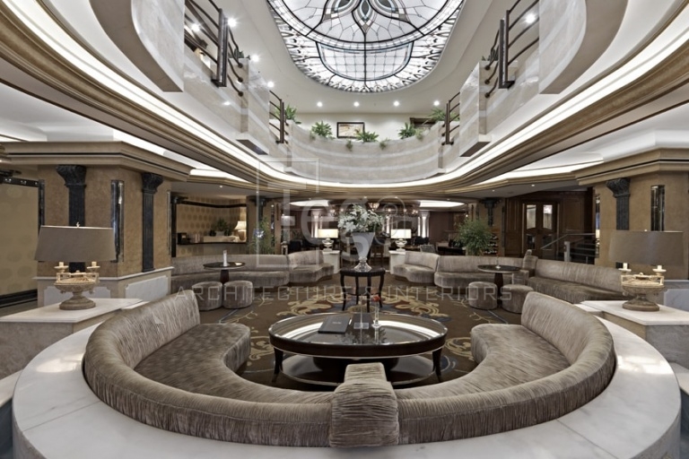 Hotel mimari ve iç mimari tasarım ve proje uygulamaları Otel Bekleme Alanı
