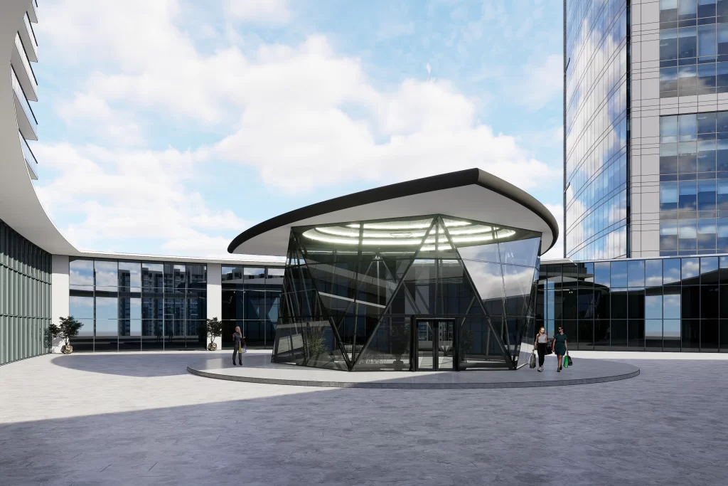 Mimari Render, Oval Tavan Tasarımı, Kafe iç mimari tasarımı, çelik yapı projesi, çelik yapı render, çelik yapı iç mimarisi