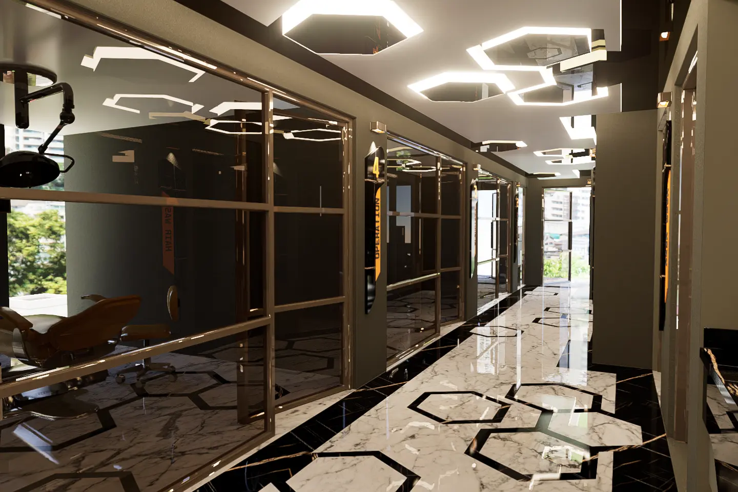 güzellik merkezi tasarım, klinik iç mimari tasarım, diş kliniği tasarımı, klinik dizayn